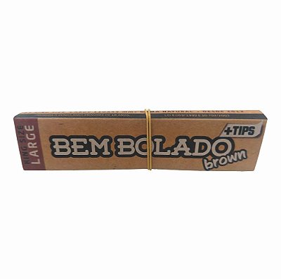 Seda Bem Bolado Brown King Size Large c/ Piteiras