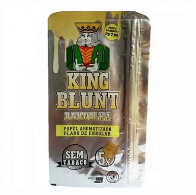 Blunt KING BLUNT Baunilha (Envelope c/ 5un.)