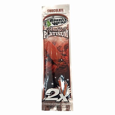 Blunt Wrap Double PLATINUM Chocolate c/ 2un.