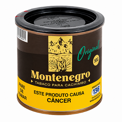 Tabaco para Cachimbo Montenegro Original - Lata 50g