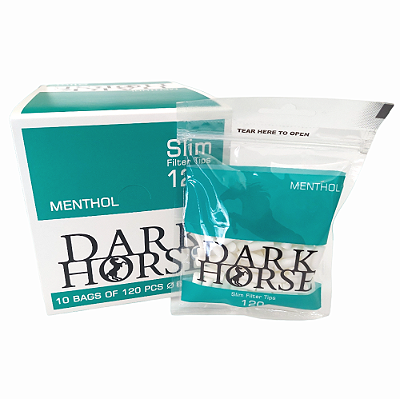 Filtro Dark Horse Slim Menthol c/120 (6x15mm)