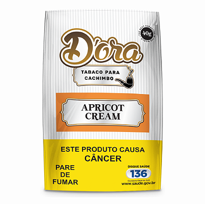 Tabaco para Cachimbo D'ora Apricot Cream - Bag 40g