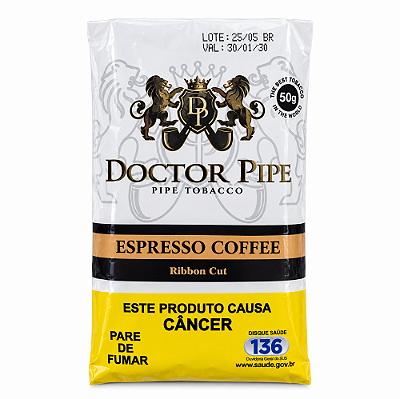 Tabaco para Cachimbo Doctor Pipe Espresso Coffe - Bag 50g
