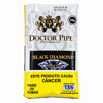 Tabaco para Cachimbo Doctor Pipe Black Diamond - Bag 50g