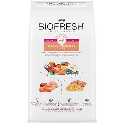 Ração Biofresh Light Para Cães Adultos de Raças Pequenas e Mini