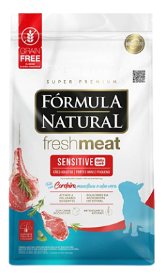 Ração Fórmula Natural Fresh Meat Sensitive Cão Adulto Mini Pequeno