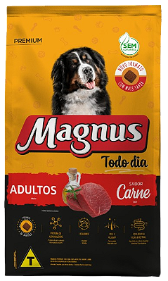 Magnus Premium Todo Dia Cães Adultos Carne 10,1Kg