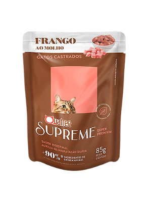 Sache Quatree Supreme Gatos Castrados Frango 85g