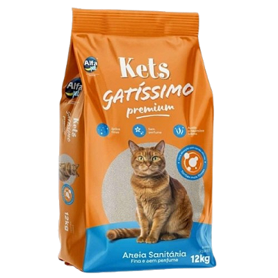Areia Sanitária para Gatos sem perfume 4Kg