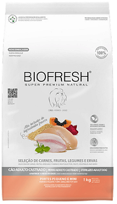 Ração Biofresh Cães Adultos Pequenos e Mini 3Kg