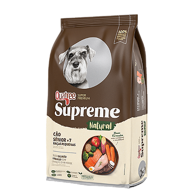 Ração Quatree Supreme Cães Sênior 7+ Raças Pequenas 2,5Kg