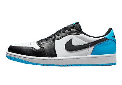 Jordan 1 Retro Low OG Black Dark Powder Blue
