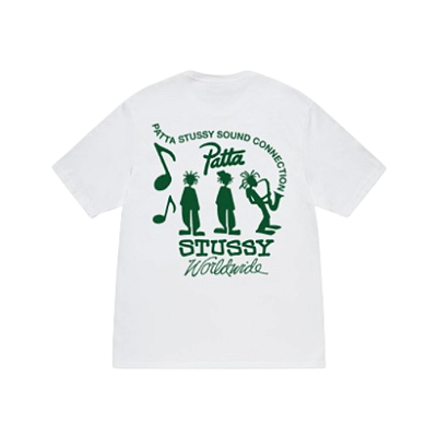 Camiseta Stussy x Patta Sound connection