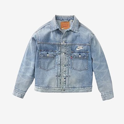 Jaqueta Jeans Trucker Levi's x Nike