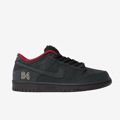 Tênis Nike SB Nike SB Dunk Low Supreme 94 Black