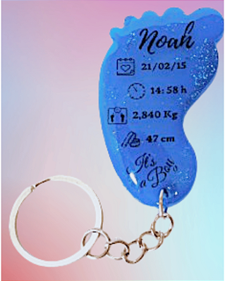 Chaveiro Pezinho Esquerdo