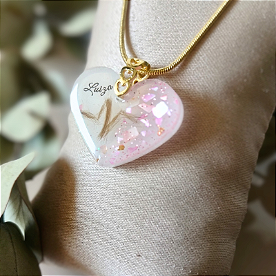 Pingente Coração de Leite - M