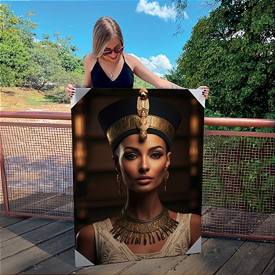 Quadro Decorativo Canvas Mulher Rainha Nefertiti