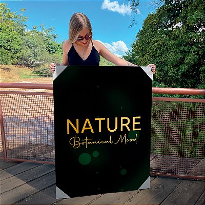 Quadro Decorativo Canvas Botânico Nature Botanical Mood Vertical