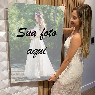 Quadro Decorativo Flutuante Personalizado com sua Foto