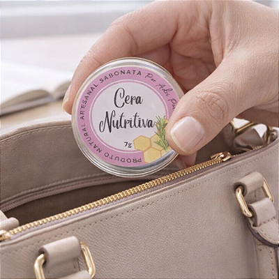 Cera Natural Multifuncional (unhas, cutículas, lábios)