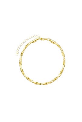 Pulseira Trançada Moderna Ouro