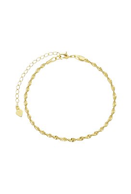 Pulseira de Malha Torcida Ouro