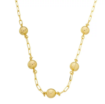 Choker de Bolinhas Ouro