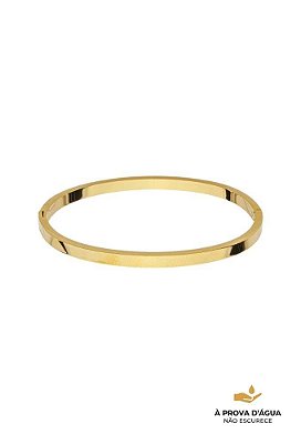 Bracelete 4mm Aço Dourado