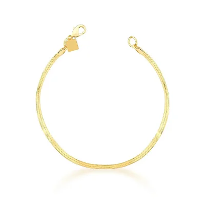 Pulseira em Malha Laminada Ouro