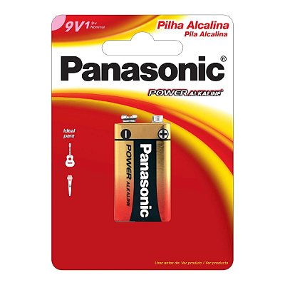 Bateria Alcalina 9V Panasonic 6LF22XAB