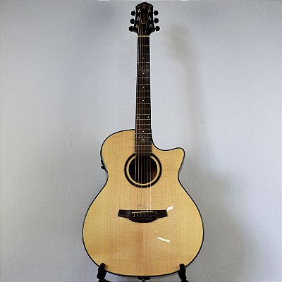 Violão Elétrico Grand Audithorium Tampo Solido HG-500 CE/N - Crafter