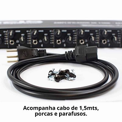 Amplificador para Fone 8 Canais AF8 - Santo Angelo