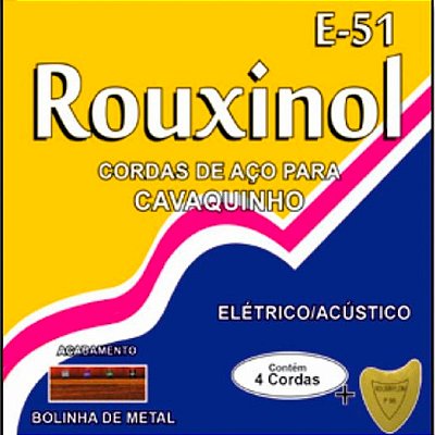 Encordoamento para Cavaquinho  Rouxinol E51 c/ Bolinha