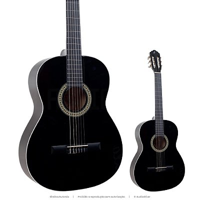 Violão Acústico Nylon Giannini N-14 Preto Clássico