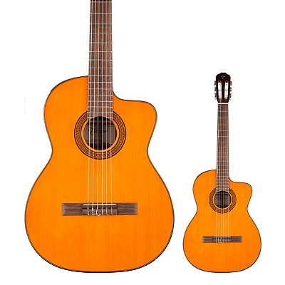 Violão Elétrico Nylon Tampo Maciço Takamine GC3CE N Natural
