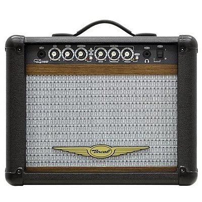 Amplificador de Guitarra 30W RMS OCG-100-CR Preto com Tela Cinza Oneal