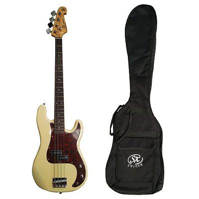 Baixo 4 cordas Precision Bass SPB62+ C/ Bag BB400 VWH - SX