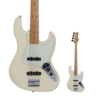 Baixo 4 Cordas Jazz Bass Tagima TW-73 OWH LF/MG Woodstock Olympic White