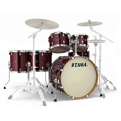 Bateria Acústica Tama Vd62 Silverstar 2 Surdos + Bumbo 22"