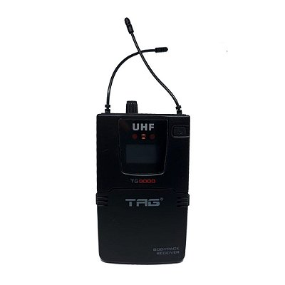 Body Pack para TG-9000 (Monitor Digital Sem Fio In Ear) TG-900BP - Tag Sound