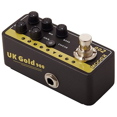 Pedal Pré Amplificador para Guitarra UK GOLD 900 M002 (Marshall JCM900) - Mooer