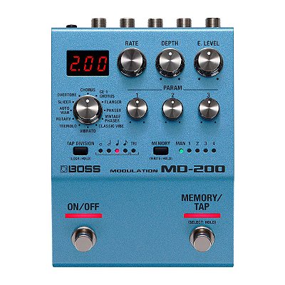 Pedal Efeito 12 Modulações (Chorus, phaser, flanger, rotary, etc) MD-200 - Boss