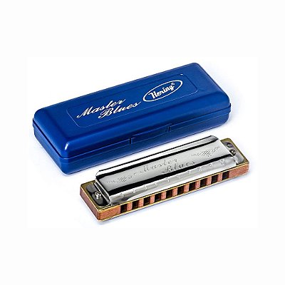 Harmonica Master Blues em Fá 9020F - Hering