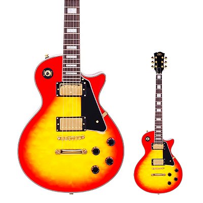 Guitarra Les Paul Tampo Quilted Maple SX EH3D-CS Cherry Sunburst