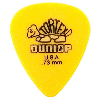 Palheta Tortex 0,73 mm Amarela - Dunlop 3791