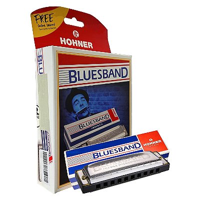 Harmônica Diatônica Hohner Blues Band em G