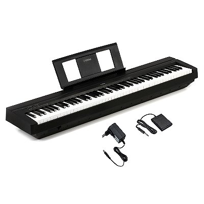 Piano Digital 88 Teclas Yamaha P-45B Preto