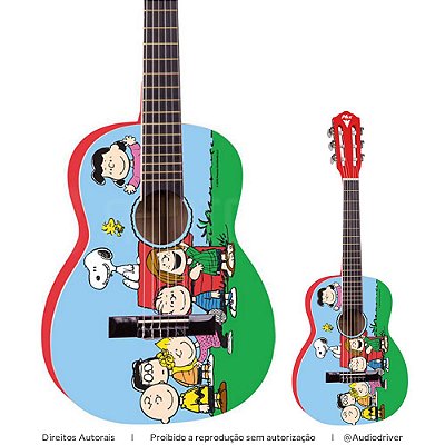 Violão Infantil PHX Snoopy Amigos VIS-A1