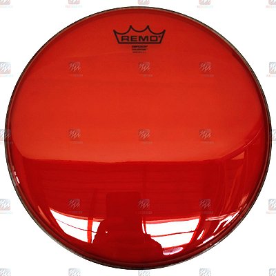 Pele Colortone Vermelha 13" Emperor Transparente BE-0313-CT-RD - Remo